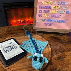 Emotional Support Dragon - Dragon Plush Bookshelf Decoration Reading Buddy